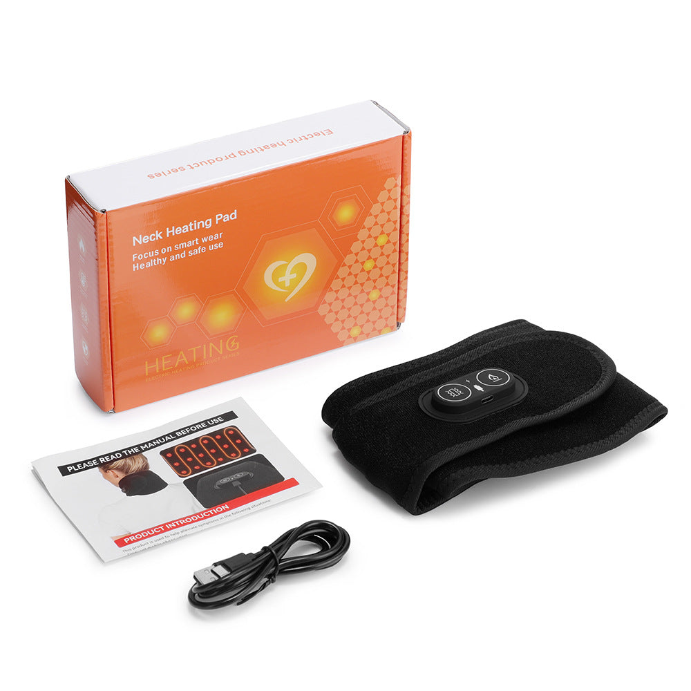 Cordless Neck Wrap with Heat, Vibration & Red Light