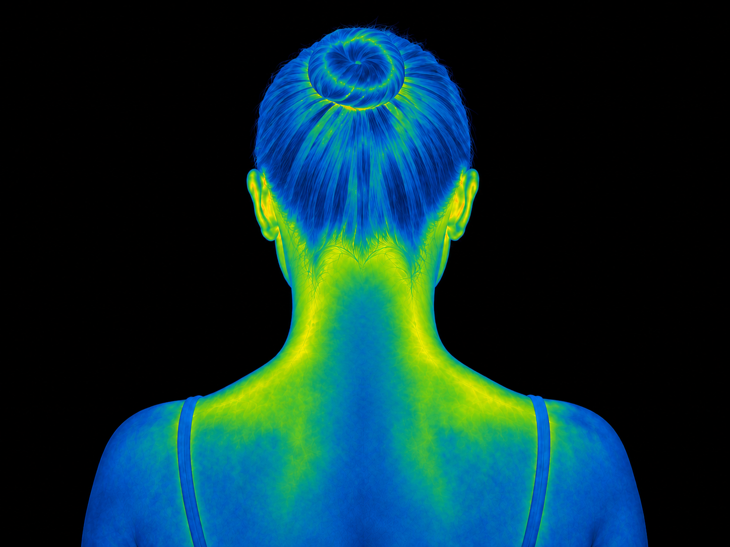 Thermal image after use